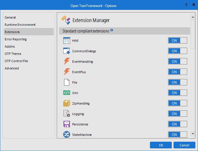 Extensions Manager